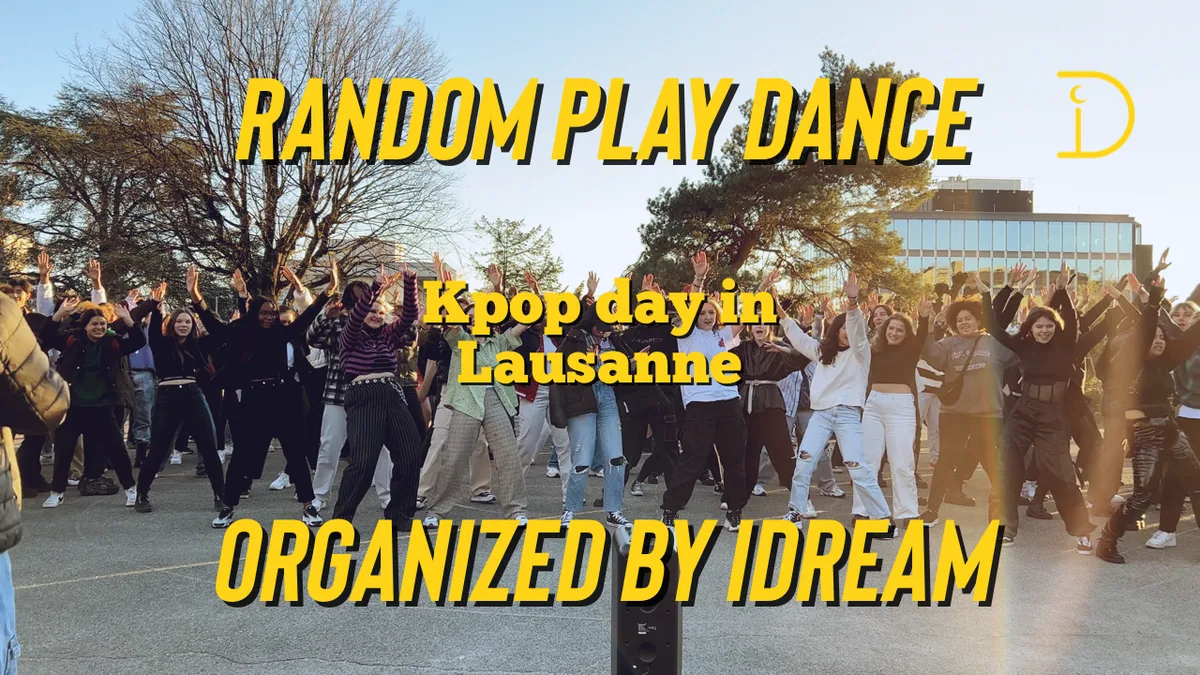 Random play dance K-pop Day in Lausanne